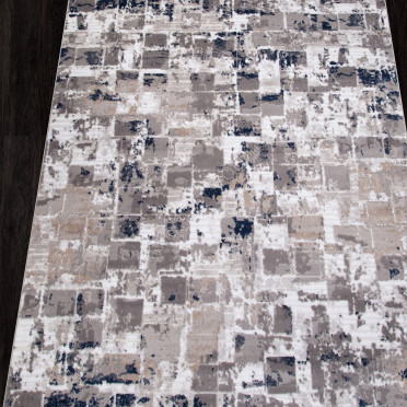 Ковер 8671 - GRAY-BLUE - Прямоугольник - коллекция RICHI