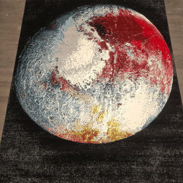 Ковер на пол AC45 - Черный - Прямоугольник - коллекция ORION