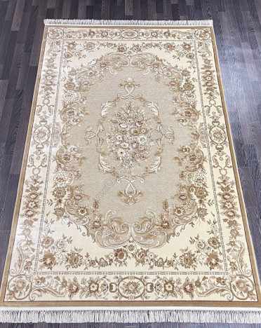 Ковер бельгийский 5082498550 KUNDUZ (Вискоза, бежевый)