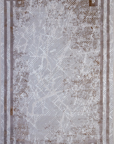 Ковер турецкий 4287M PALMA (Полиэстер, серый, кремовый)