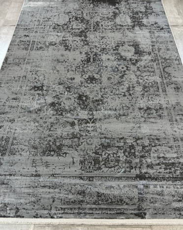 Ковер турецкий 15025A MILLENNIUM (Полиэстер, серый)