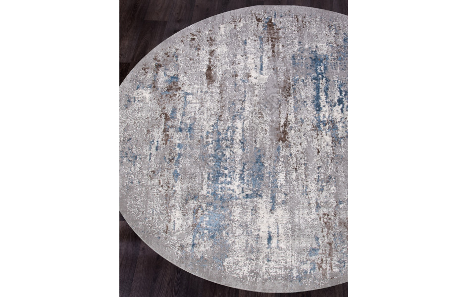 Ковер 03856A - BLUE / BLUE - Круг
