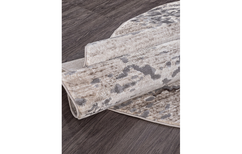 Ковер 03806A - GREY / BROWN - Круг - коллекция ARMINA