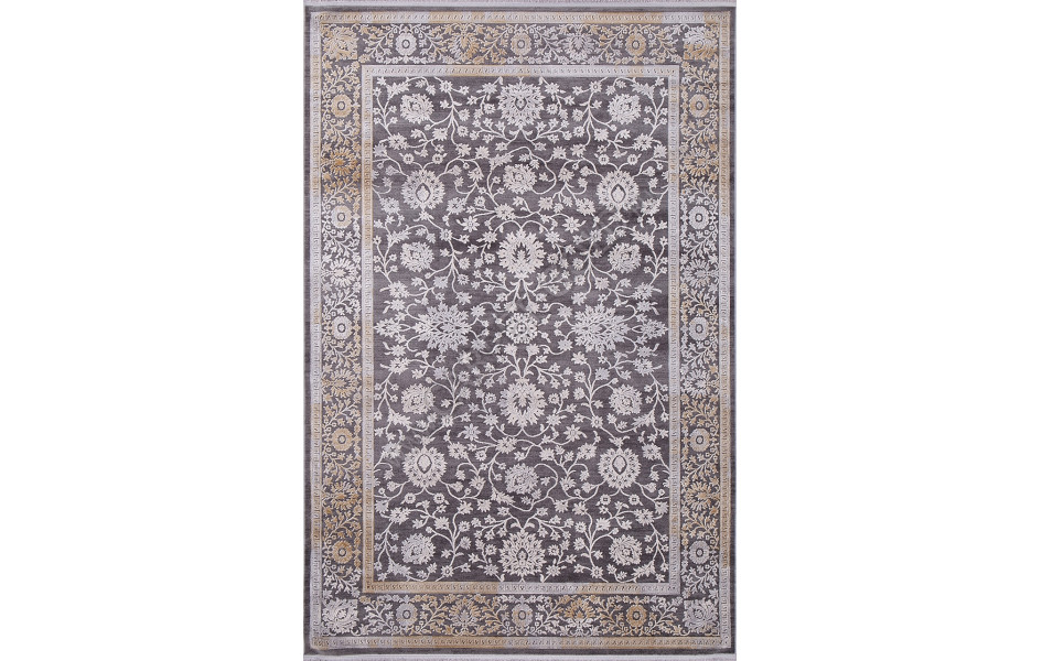 Ковер 20403B - D.GREY / L.YELLOW - Прямоугольник - коллекция MILANO