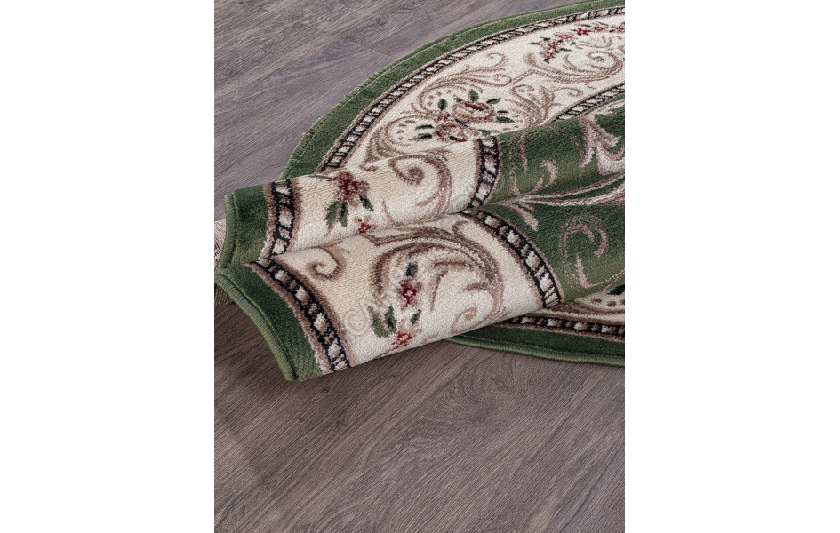 Ковер D066 - GREEN - круглый COLIZEY