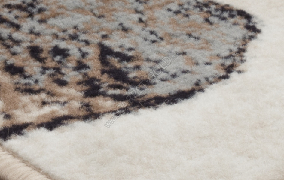 Ковер D711 - BEIGE-BROWN - Прямоугольник - коллекция SIERRA