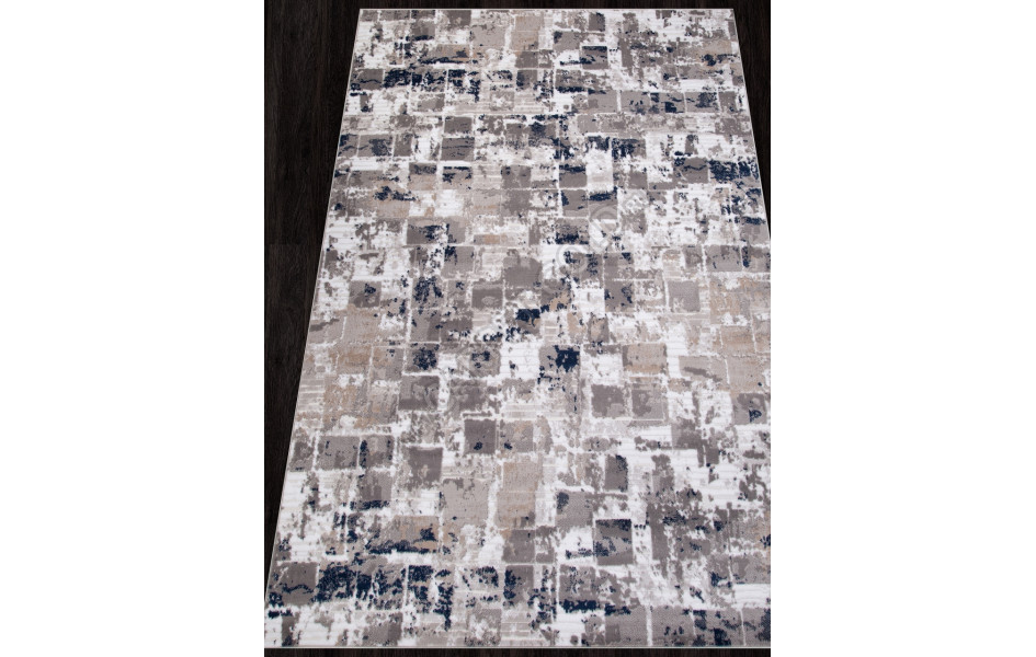 Ковер 8671 - GRAY-BLUE - Прямоугольник - коллекция RICHI