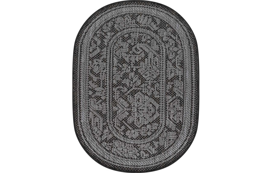 Безворсовый ковер SZ5207A1O OVAL 32 Циновка Тпе