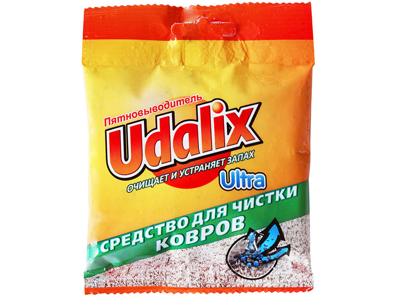 Чистка ковра моющим средством Udalix
